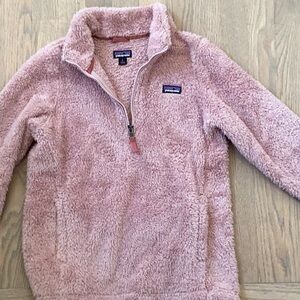 Patagonia fleece fuzzy half zip.